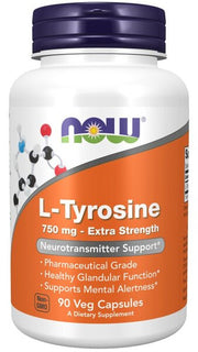 L-Tyrosine maisto papildas, 750mg, 90 kapsulių, e-komercijos kategorijai