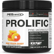 PEScience Prolific, Sour Peach Candy - 280 g maisto papildas