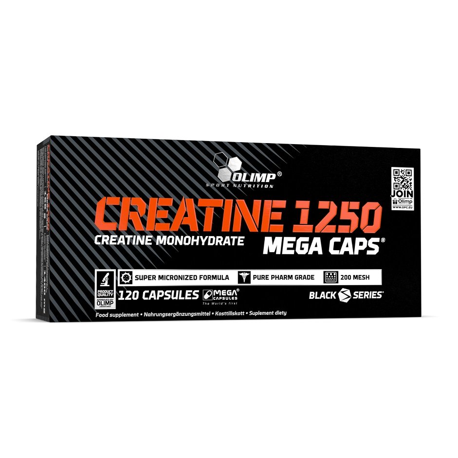 Olimp Creatine 1250 kapsulių maisto papildas