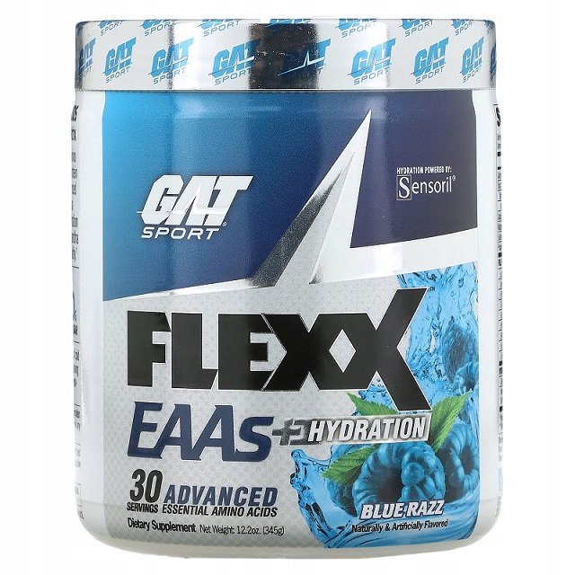 GAT Flexx EAAs + Hydration, Blue Razz - 345 g sporto maisto papildas
