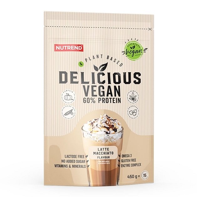 Vegan maisto papildas Nutrend Latte Macchiato, 450 g