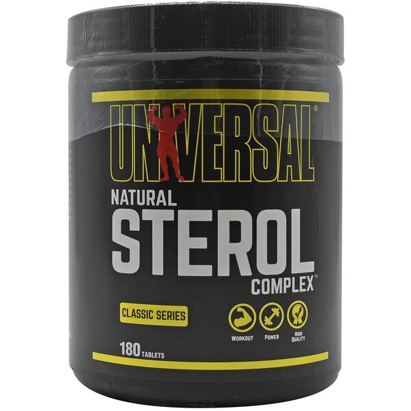 Universal Nutrition Sterol kompleksas, maisto papildas vyrams, 180 tablečių