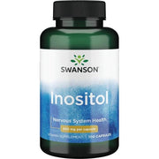 Swanson Inositol, 650mg - 100 kapsulių maisto papildas sveikatai