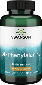Swanson DL-Phenylalanine kapsulės