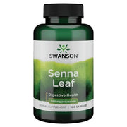 Swanson Senna Leaf, 500mg - 100 kapsulių