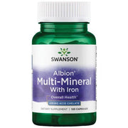 Swanson Albion Multi-Mineral su geležimi kapsulės