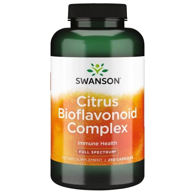 Swanson citrus bioflavonoid kompleksas, 250 kapsulės