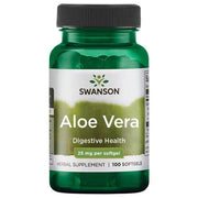 Swanson Aloe Vera, 25mg - 100 kapsulių
