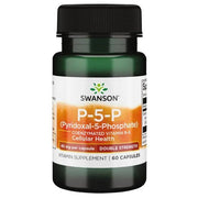 Swanson P-5-P (püridoksaal-5-fosfaat) koensümeeritud vitamiin B6, 40 mg - 60 kapslit