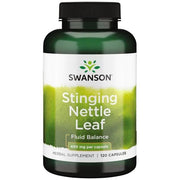 Swanson Stinging Nettle Leaf, 400mg - 120 kapsulių maisto papildas