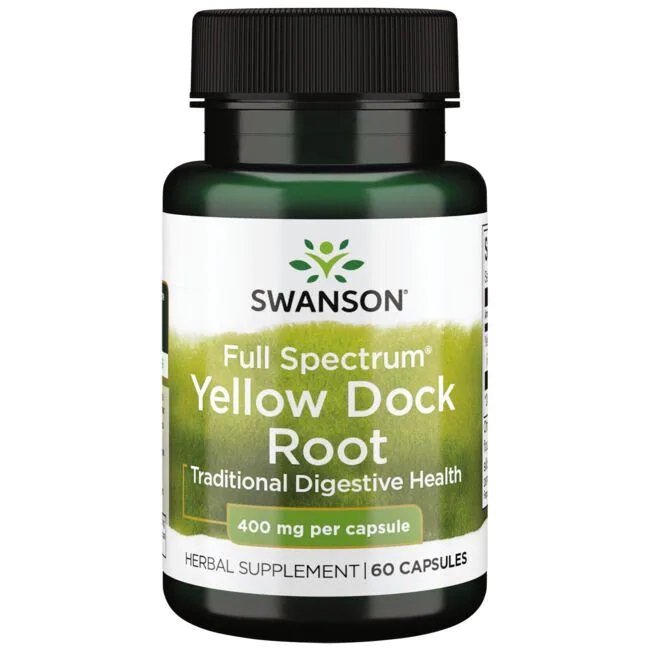 Swanson Yellow Dock kapsulės sveikatai