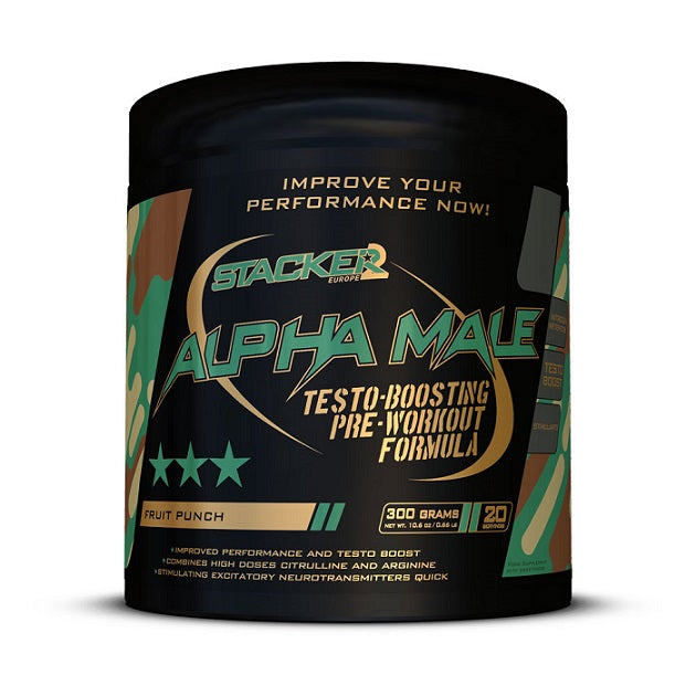 Maisto papildas Stacker2 Alpha Male, Fruit Punch, 300 g
