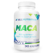 Allnutrition Maca, 500mg - 90 kapsulių, maisto papildas libido ir seksualinei sveikatai