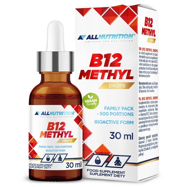 Allnutrition B12 Methyl Drops skystas papildas 30 ml