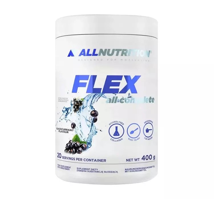 Allnutrition Flex All Complete, Blackcurrant - 400 g maisto papildas