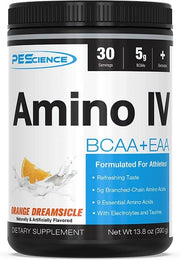 Amino rūgštys BCAA EAA, sporto papildas, apelsinų skonio