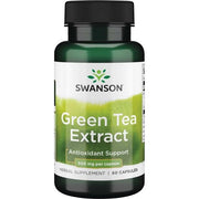 Swanson žaliųjų arbatų ekstraktas, 500mg, 60 kapsulių