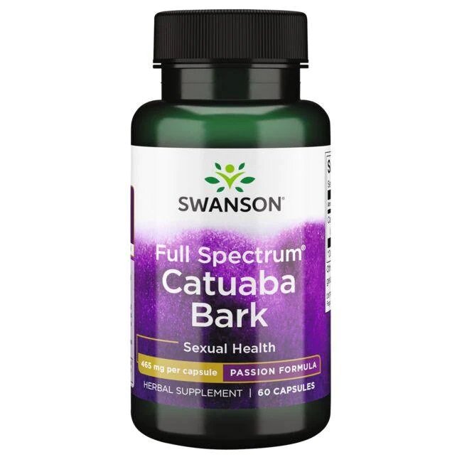 Swanson Catuaba Bark maisto papildas kapsulės