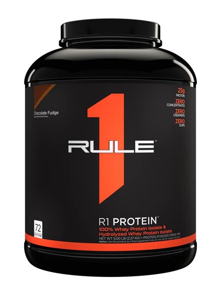 Rule One R1 Protein, Chocolate Fudge - 2270 gramų