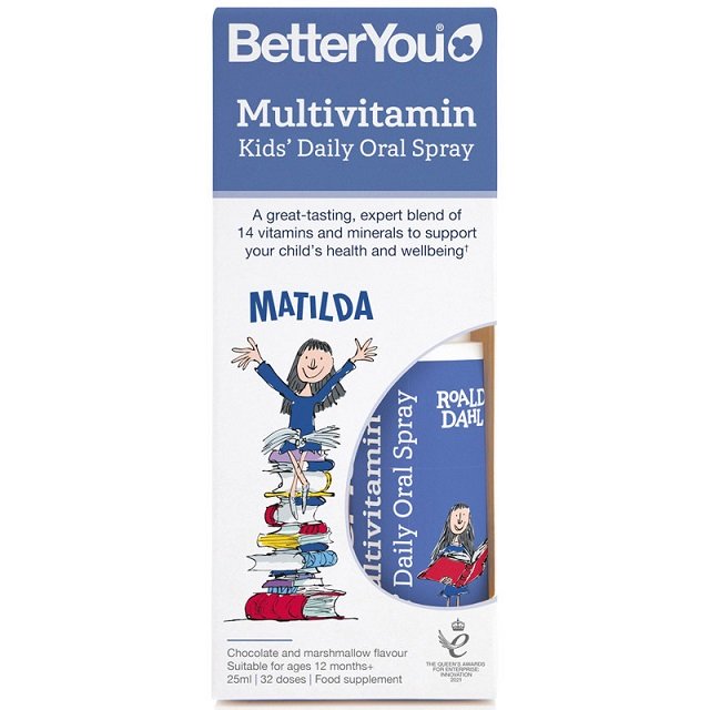 BetterYou multivitaminų vaikų burnos purškalas