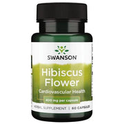 Swanson Hibiscus Flower, 400mg - 60 kapsulių