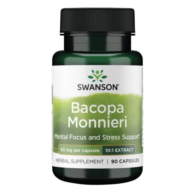 Swanson Bacopa Monnieri kapsulės