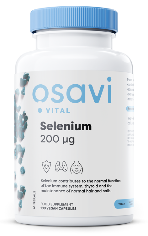 Osavi Selenium, 200mcg - 180 kapsulių