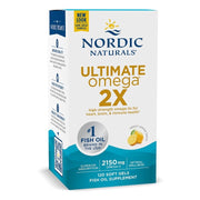 Nordic Naturals Ultimate Omega 2X, 2150mg Lemon, žuvų taukų papildas
