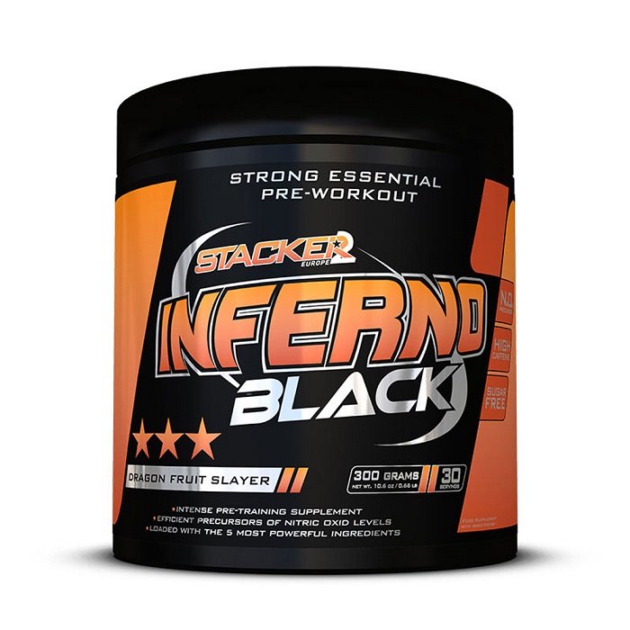 Stacker2 Inferno Black, Dragon Fruit Slayer - 300 g maisto papildas