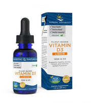 Nordic Naturals taimne D3-vitamiini vedelik, 1000 RÜ õunamahlaga - 30 ml.