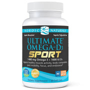 Nordic Naturals Ultimate Omega-D3 Sport, 1480 mg sidrun - 60 kapslit