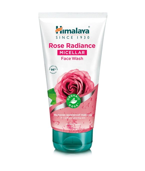 Himalaya Rose Radiance mitsellaarvesi näole - 150 ml.