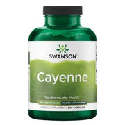 Swanson Cayenne kapsulės sveikatai