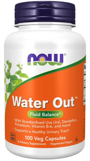NOW Foods Water Out - 100 kapsulių, maisto papildas, skaidrumo ir vandens balanso palaikymas