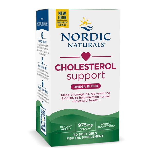 Nordic Naturals kolesteroolitoetus - 60 kapslit
