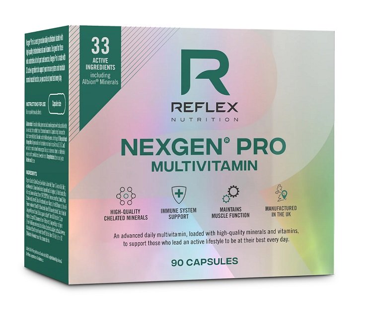 Reflex Nutrition Nexgen Pro multivitamin kapsulės
