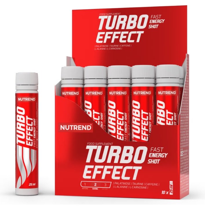 Nutrend Turbo Effect energijos gėrimas, 10 vnt., 25 ml