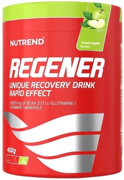 Nutrend Regener, Fresh Apple - 450 g maisto papildas sportui