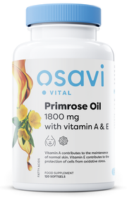 Osavi priimulaõli A- ja E-vitamiiniga, 1800 mg - 120 kapslit