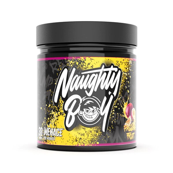 Naughty Boy Menace VitaCholine + Taurine, Strawberry & Mango - 420 g maisto papildas
