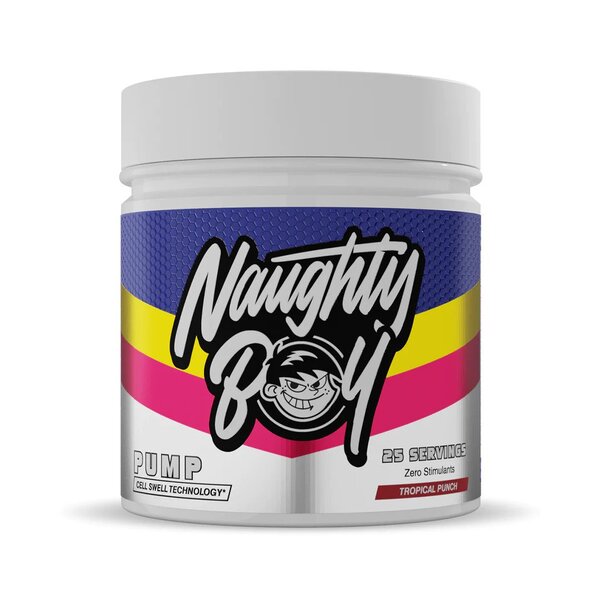 Naughty Boy Pump, Tropical Punch - 400 g maisto papildas sportui