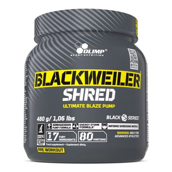 Olimp Blackweiler Shred, Exotic Orange, sporto papildas, energijos stiprintojas