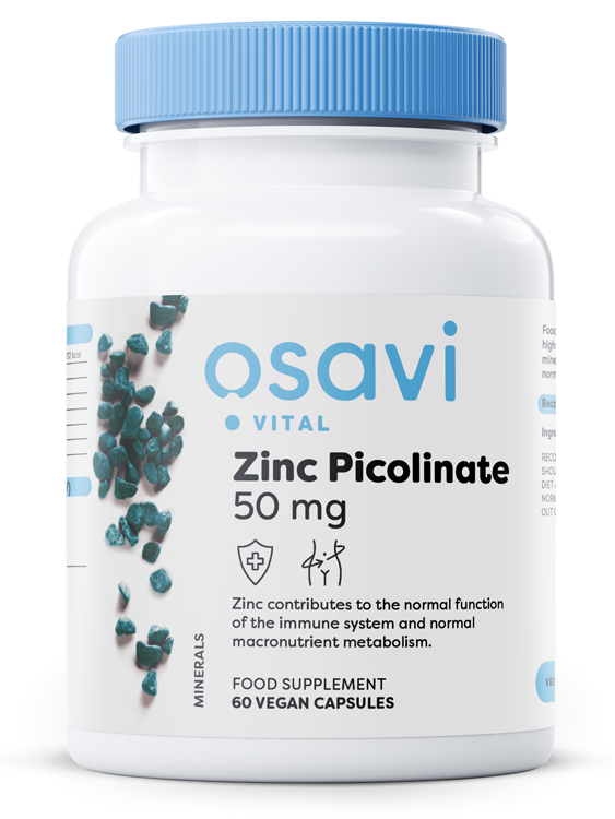 Osavi Zinc Picolinate, 50mg - 60 kapsulių