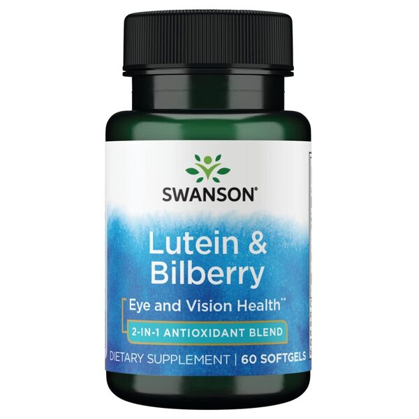 Swanson Lutein Bilberry kapsulės