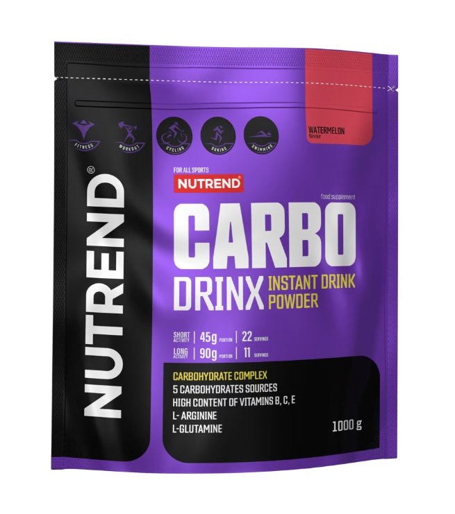 Nutrend Carbodrinx arbūzo skonio maisto papildas, 1000 g