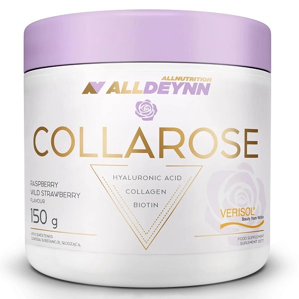 Allnutrition AllDeynn Collarose, Raspberry Wild Strawberry - 150 g maisto papildas