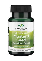 Swanson garstyčių sėklų maisto papildas kapsulėse