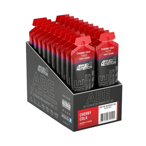 Applied Nutrition ABE gel, vyšutinė energijos papildų pakuotė
