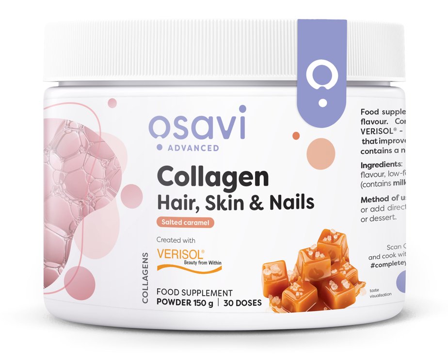 Kolageno maisto papildas Osavi, druskingas karamelės skonis, 150 g