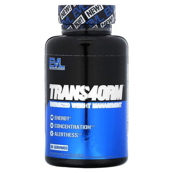 EVLution Nutrition Trans4orm kapsulės svorio kontrolei